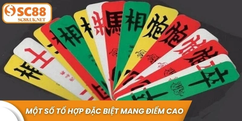 Một số tổ hợp đặc biệt như tứ quý, liền ba lá thường mang điểm thưởng cao