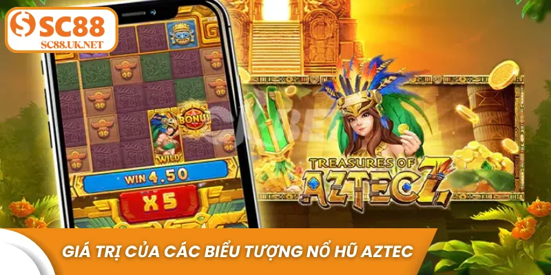 Giá trị của các biểu tượng nổ hũ aztec