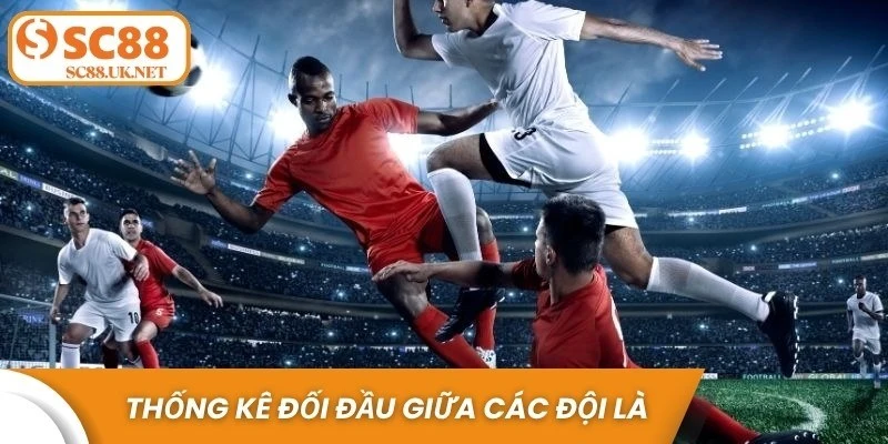 Thống kê đối đầu giữa các đội là cơ sở quan trọng để dự đoán kết quả