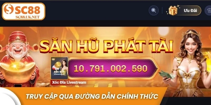 Luôn truy cập thông qua đường dẫn chính thức để tránh rủi ro